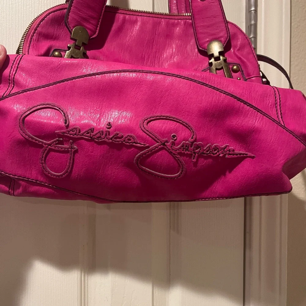 Jessica Simpson Pink Shoulder Bag - Picture 2 of 9